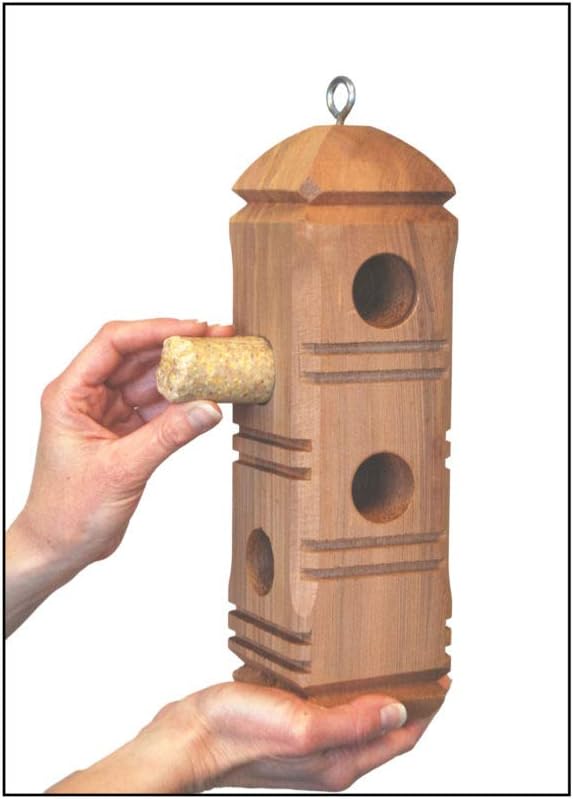 Wildlife Sciences Suet Plugs 48 Pack, Case of 12 Individually Wrapped 12 oz 4 Packs (Sunflower Blend)