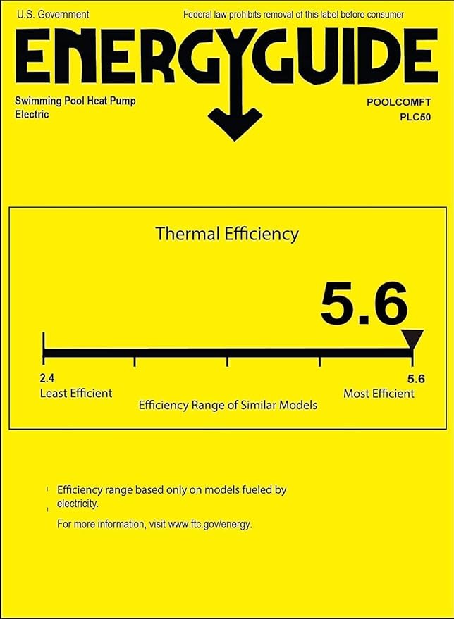 14,000 BTU Swimming Pool Heat Pump - Electric Pool Heater for Above Ground Pools Up to 4,000 Gallons,Heating and Cooling Pool Heater 120V