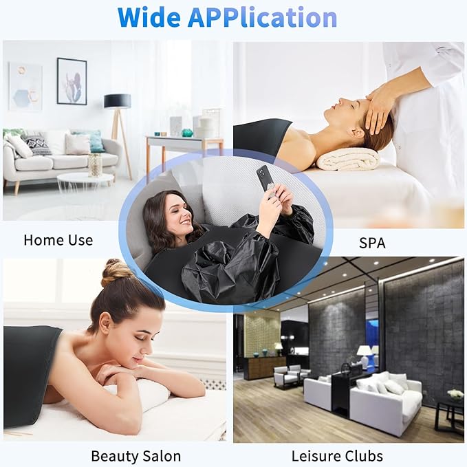 Sauna Blanket,Portable Infrared Sauna Blanket for Home,Detox Your Body and Mind Sauna Blanket,30-60 Minutes Timer, Durable Waterproof