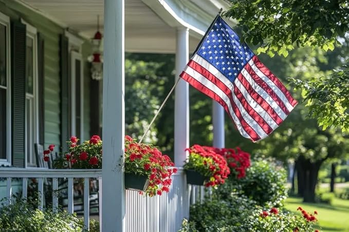 Premium American Flag - 3' x 5'– Hand-Stitched Detail & Embroidered Stars | US Sourced Materials | Built with Pride in the US