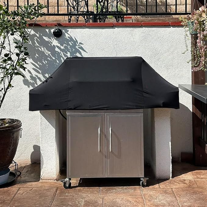 Short BBQ Grill Cover Lightweight Waterproof Outdoor Summer BBQ Gas Grill Covers 50 inches