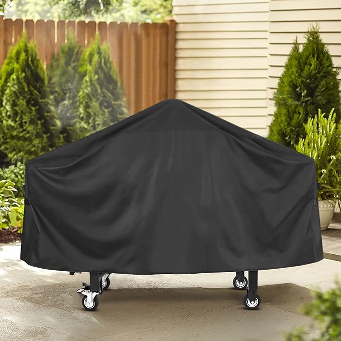 Arcedo 36 Inch Griddle Cover Compatible for Blackstone, Camp Chef 600, Nexgrill, Heavy Duty Waterproof 4 Burner Flat Top Grill Cover, Includes Support Pole
