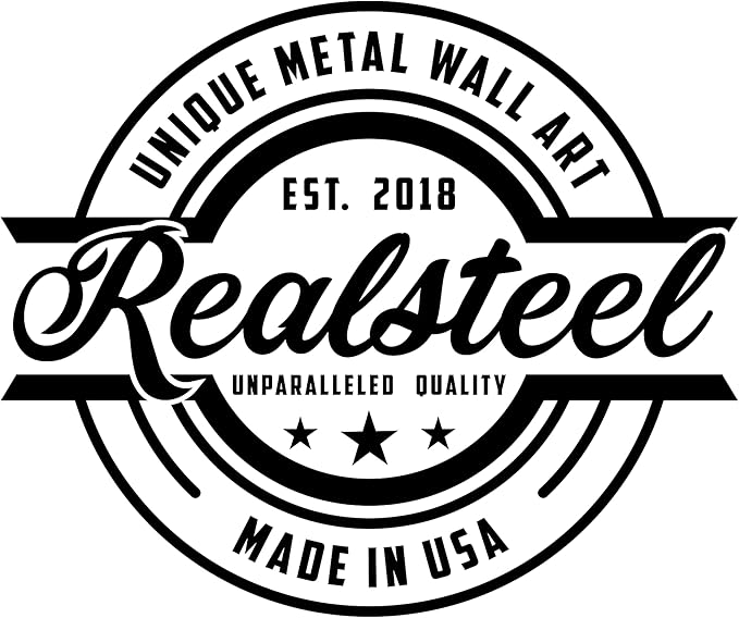 RealSteel Forest Campfire Monogram, Custom Home & Wall Dรฉcor, Personalized Sign, Outdoor Campsite, for Backyards, Deer Leases, Campgrounds, and Fire Pit area (Black, 18)