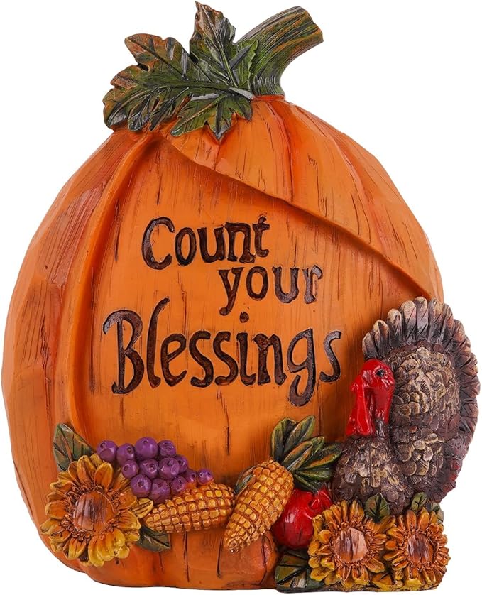 Topadorn Fall Pumpkin House Decor, Pumpkin Decorations Fall Decor for Home-Harvest Festivals & Parties