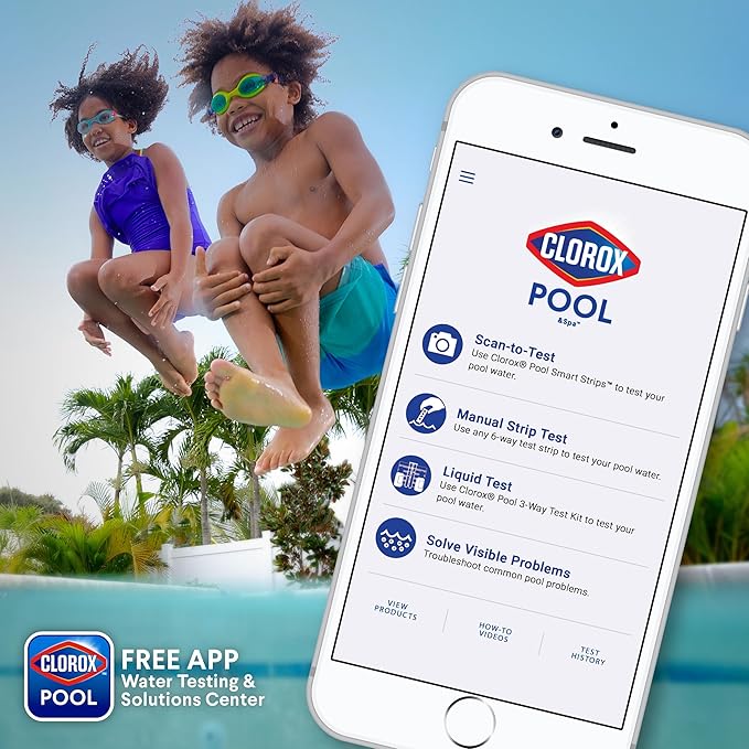 Clorox® Pool&Spa™ Swimming Pool Algaecide and Clarifier, Prevents and Treats Pool Algae, Clears Water, 128 Fl Oz (Pack of 1)