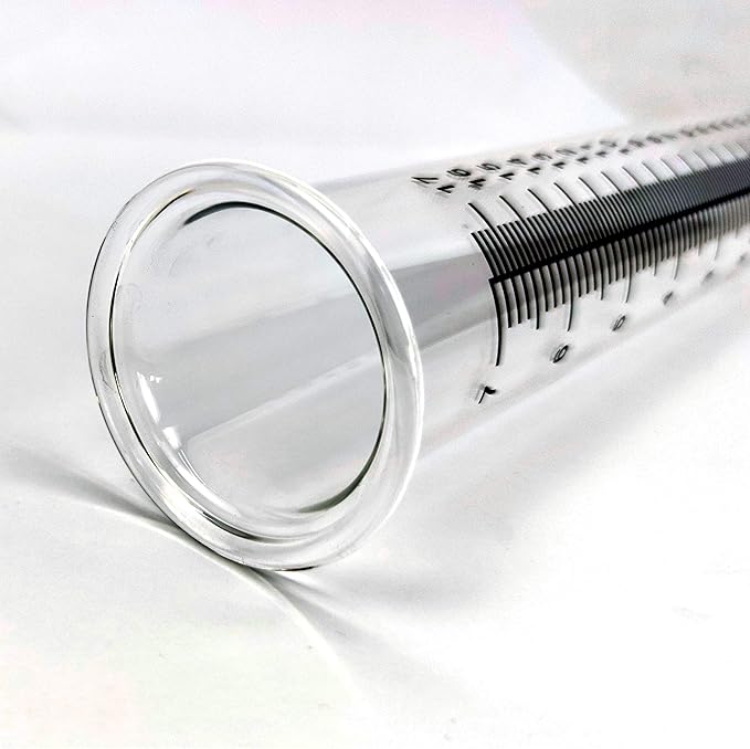 JOYBee 7inch Garden Glass Rain Gauge Replacement Tubes for Yard Garden Outdoor(Pack of 2)