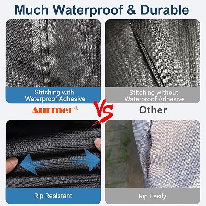 Cover for Charbroil Bistro Pro Electric Grill & Griddle, with Handle & Straps for 25302145 25302146 25302148 25302161, 600D Waterproof All Weather Resistant Electric Cover, Replace CB1250073P4