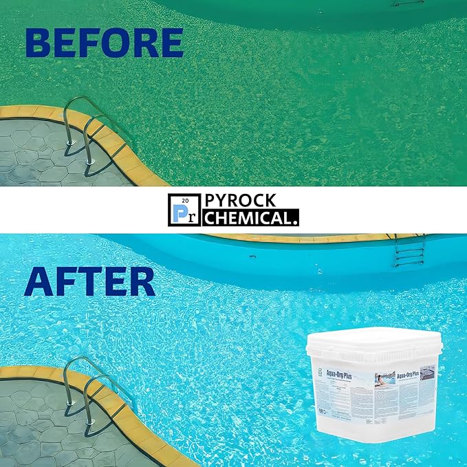Pool Shock by Aqua Org Plus - 65% Granular Cal Hypo - Pool Shock for Swimming Pools, Spas and Hot Tubs (18 x 100 Pound)