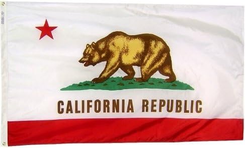 3x5' California Heavy Weight Nylon Flag From All Star Flags