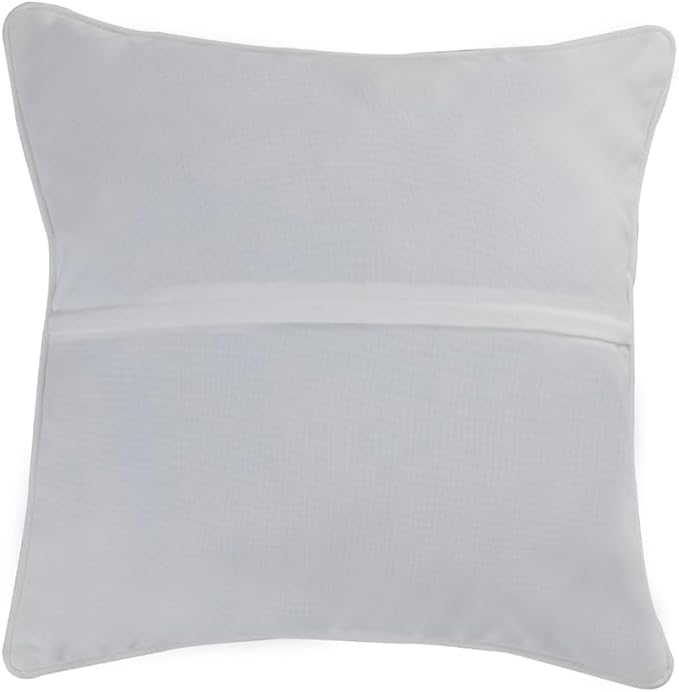 East Green 20 x 20 Waterproof Outdoor Pillow with Insert, White - Premium Olefin Outdoor Accent Pillow for Patio Furniture
