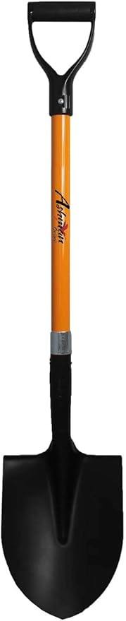 Ashman Heavy-Duty Digging Shovel (6 Pack) 41-Inch with Trenching Blade and Comfortable Handle - Ideal for Garden, Landscaping, Construction, and Masonry - Perfect for Digging Soil, Dirt, and Gravel.