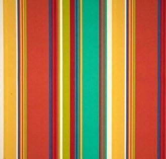 RSH DECOR: Lumbar Throw Pillows Set of 2 | 20” x 12" | All-Weather Spun Fabric | Water and Fade-Resistant | Outdoor Support Pillows for Patio Furniture | Bright Colorful Stripe | Made in USA
