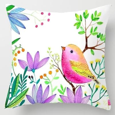 Outdoor Throw Pillows Waterproof Set of 2 Patio Pillows 18×18 Inch Decorative Pillows for Bed, Couch, Sofa and Patio Furniture