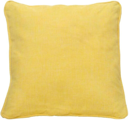 East Green 18 x 18 Waterproof Outdoor Pillow with Insert, Yellow - Premium Olefin Outdoor Accent Pillow for Patio Furniture