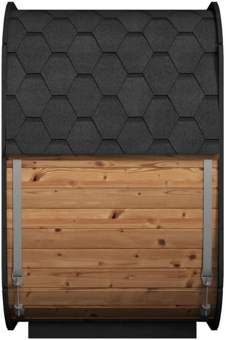 Model CL4G, Cube-Series Outdoor Home Sauna Kit, Up to 3 Persons (Sauna Heater and Sauna Stones Included)