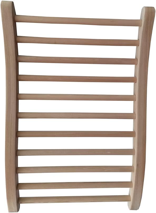 S-Shape Universal Sauna Backrest (Canadian Premium Hemlock Wood)
