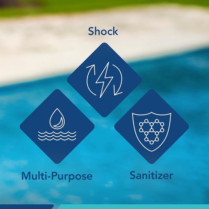 Puri Tech Pool Stabilizer and Conditioner Chlorine Tablet 7 lbs - Chlorine Stabilizer - 100% Cyanuric Acid - Enhance Chlorine Efficiency and Extend Pool Life