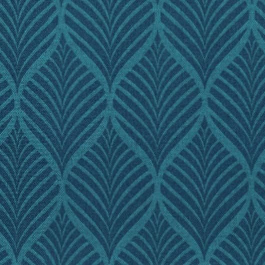 RSH DECOR Deep Seating Cushion with Pillow Back | 23.5” x 25” Seat | Water and Fade-Resistant Spun Fabric | Outdoor Chair Cushion Set for Patio Furniture | Fenbrook Blue