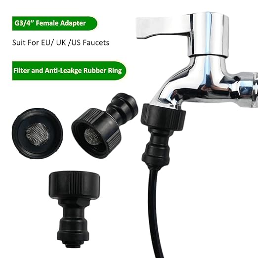 360°Curved Garden Automatic Irrigation System, 360 Degree Bendable Adjustable Garden Watering System, Drip Irrigation System for Garden/Yard/Lawn/Greenhouse(49.2ft Hose+15 Nozzles)