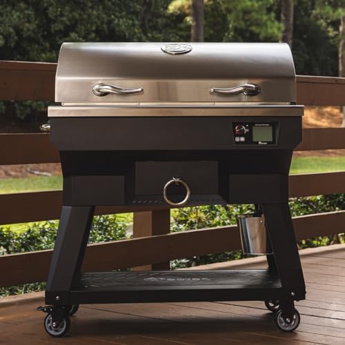 Recteq Pellet Grill SmokeStone 600 - WiFi Enabled Wood Pellet Griddle Grill with Even Temperature, SmokeStone 600 + Griddle Master Bundle