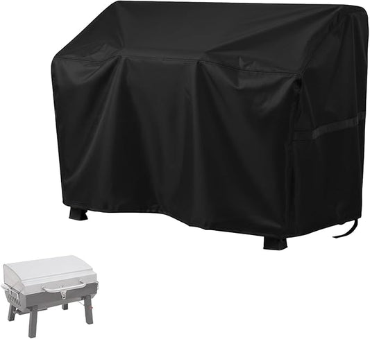 Outdoor Tabletop Grill Cover for Char Broil 200 Stainless Steel Portable Gas Grill, Waterproof Outdoor BBQ Table Top Grill Cover for Charbroil Model 465640214