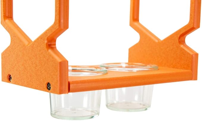 JCs Wildlife Geometric Hanging Oriole Jelly Bird Feeder - Made in The USA - Outdoor Grape Jelly Bird Feeder