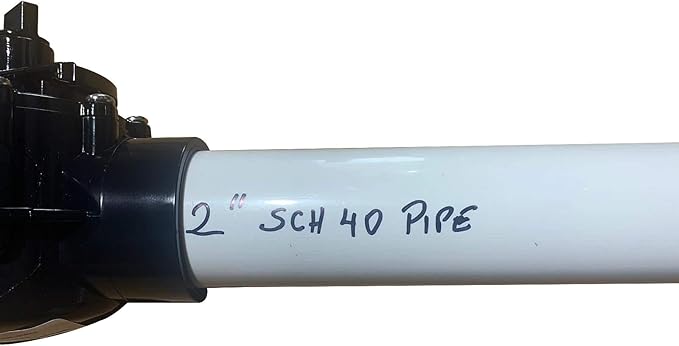 FibroPool Swimming Pool Diverter Valve - 2 Inch - 3 Way - Positive Seal & Non Lube Replacement Valve for Pools and Spas