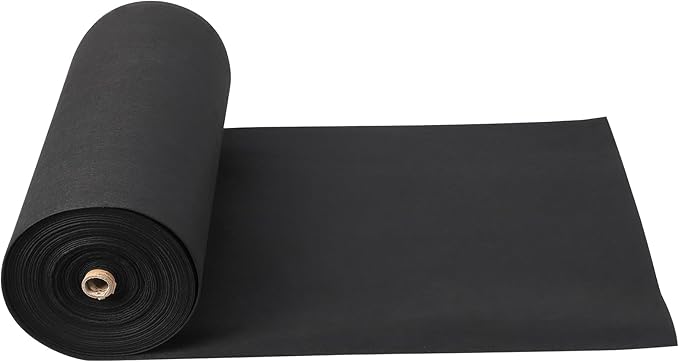 Towallmark Geotextile Landscape, 6ft x 300ft & 6oz Geotextile Fabric, PP Drainage 350N Tensile Strength & 440N Load Capacity, for Driveway & Road Stabilizationr, Erosion Control, French Drains