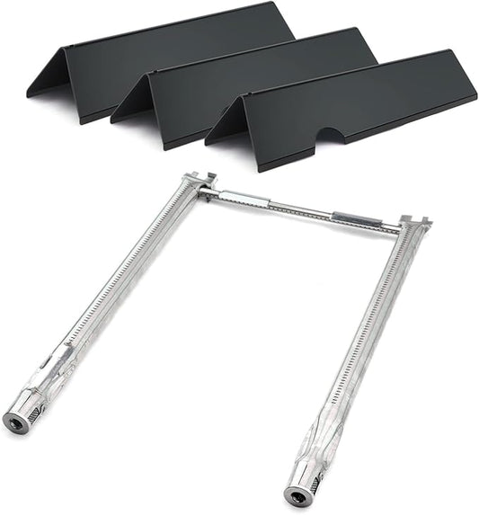 Spirit E-210 Grill Replacement Parts for Weber Spirit E-210 Grill Replacement Parts Spirit I & II 200 Series GS4 E210 S210 E220 Grill Parts, 7635 Flavorizer Bars 69785 Grill Burner, Porcelain Steel