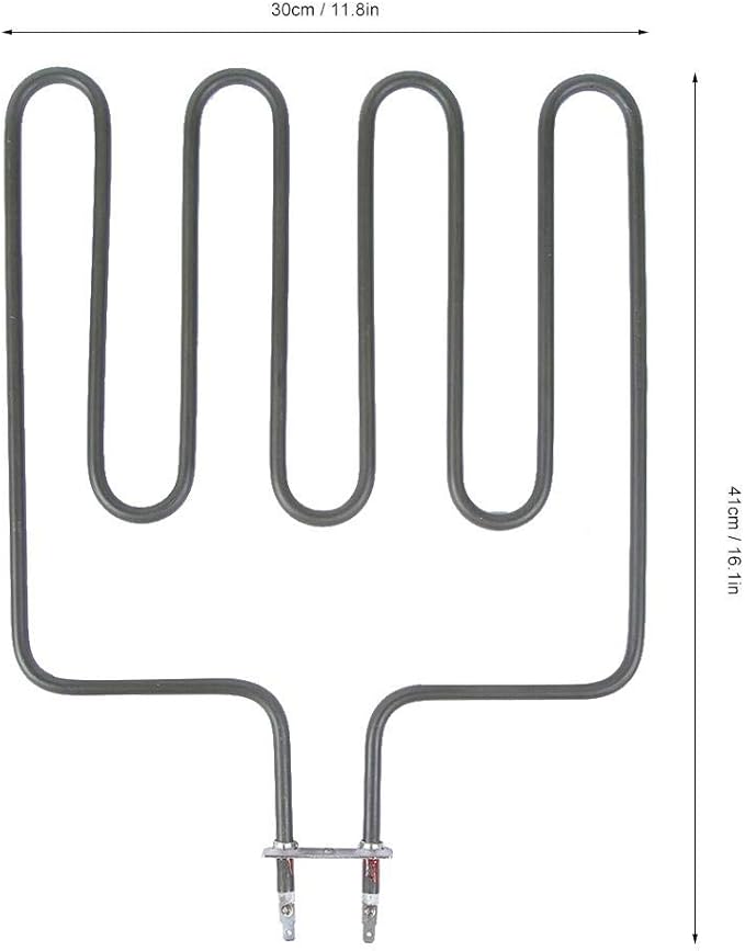 Heating Component, Electric Heating for Sauna Stove Stainless Steel Straight Heat Sauna Heating Component(2000W)