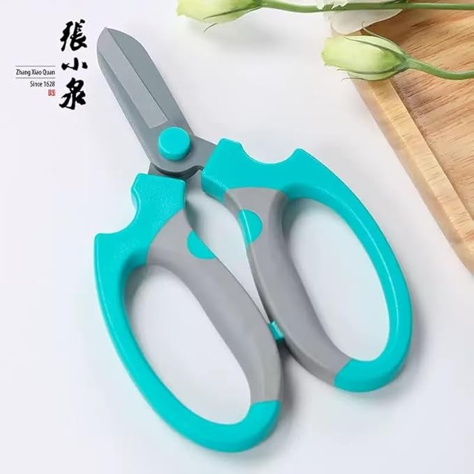 Pro Florist & Garden Shears - 3.38mm Heavy-Duty Rustproof Steel | Cuts Hydrangeas, Roses & Thick Stems | Ergo Wide-Grip Scissors for Fresh Flowers, Pruning, Ikebana
