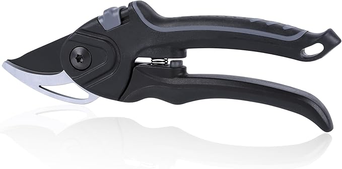 Bypass Secateurs Hand Gardening Pruners Lightweight Garden Pruning Scissors with SK-5 High Carbon Steel Blades and Safety Lock Rust Resistant Gift-Packaged