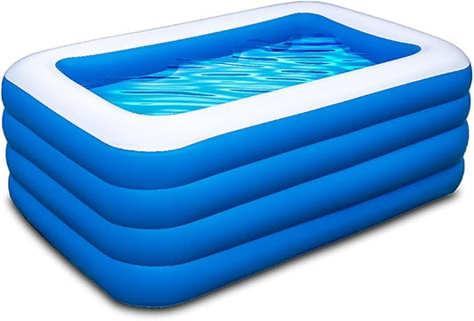 Inflatable Swimming Pool,70x55x29 inch Inflatable Family Swimming Pool, Summer Water Party, Adults, Outdoor, Garden, Backyard