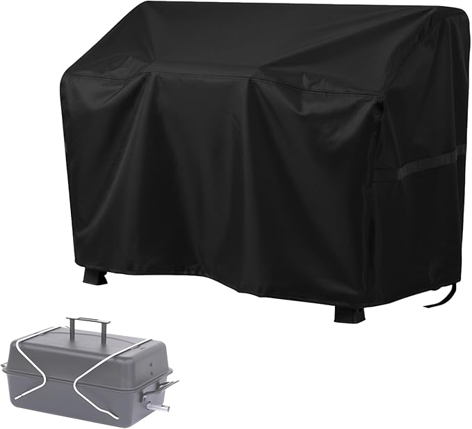 Outdoor Tabletop Grill Cover for Char Broil Portable 1 Burner Stainless Steel Propane Gas Grill, Waterproof Outdoor BBQ Table Top Grill Cover - 24 x 12 x 14 Inch