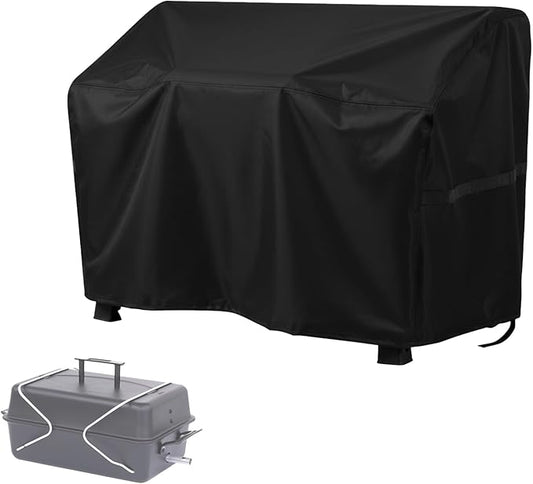 Outdoor Tabletop Grill Cover for Char Broil Portable 1 Burner Stainless Steel Propane Gas Grill, Waterproof Outdoor BBQ Table Top Grill Cover - 24 x 12 x 14 Inch