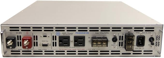 3000 Power Watt 24 Volt Rack Mount Inverter to 120 VAC Pure Sine