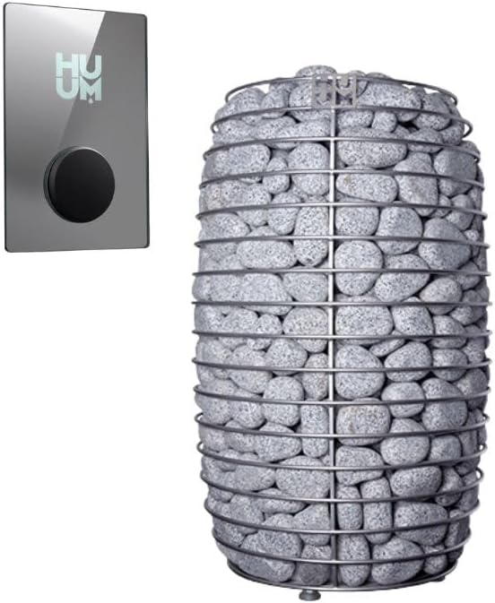 GL6 Outdoor Sauna Kit, Garden Luxury-Series Outdoor DIY Sauna Kit, Thermo-Spruce, up to 6 Persons Bundles (Sauna Heater and Sauna Stones Included) (HIVE MINI 11 WiFi - Mirror)