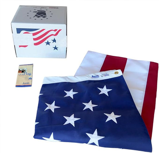 Annin Flagmakers (2740) Tough-Tex American Flag, Made in USA, 6 x 10 Feet, Polyester