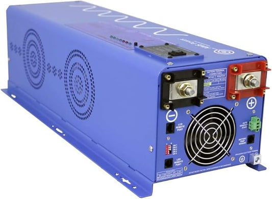 AIMS Power 4000 Watt 48 VDC Pure Sine Inverter Charger 120 & 240VAC Split Phase Output 40A Charger 30A Transfer Switch PICOGLF40W48V240VS