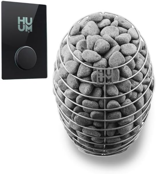 Model CL12GCP, Cube-Series Outdoor Home Sauna Suite Kit, Up to 8 Persons (Sauna Heater and Sauna Stones Included) (Drop 9 WiFi - Glass)