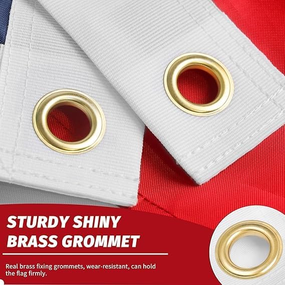 American Flag 3X5 | Heavy Duty American Flags 3x5 |600D Polyester Material USA Flag - Allegiance Flags For Outside 3x5,With Embroidered Stars and Sewn Stripes,Tearproof All-Weather Outdoor Flag.