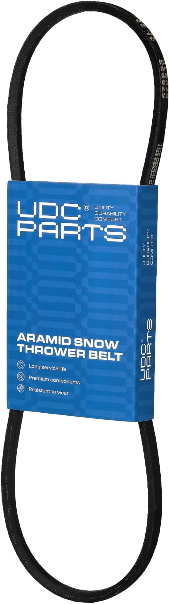 UDC Parts Snow Thrower Auger Belt 754-04195 / Aramid Cord / 37.00 inch/for Troy Bilt Cub Cadet Craftsman MTD 754-04195A 954-04195A 954-04195