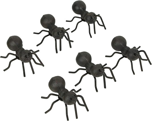 Set of 6 Cast Iron Ant Sculptures Home Garden Decor Metal Outdoor Statue Yard Art