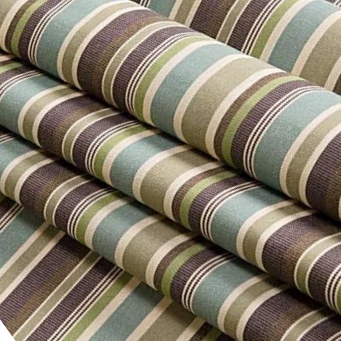RSH DECOR: Sunbrella Square Throw Pillows Set of 2 | 17" x 17" | Water and Fade-Resistant Performance Fabric | Outdoor Pillow Covers with Down-Alternative Inserts | Brannon Whisper