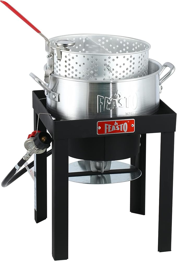 Outdoor Aluminum Fryer Pot (10 QT)