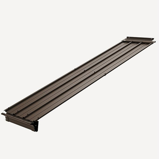 Gazebo Connector Kit - for 12ft Width Wall Mounted Gazebos, Durable Steel Expansion Linker, Rustproof & Easy Assembly for 12'x20' Lean to Gazebos - Brown