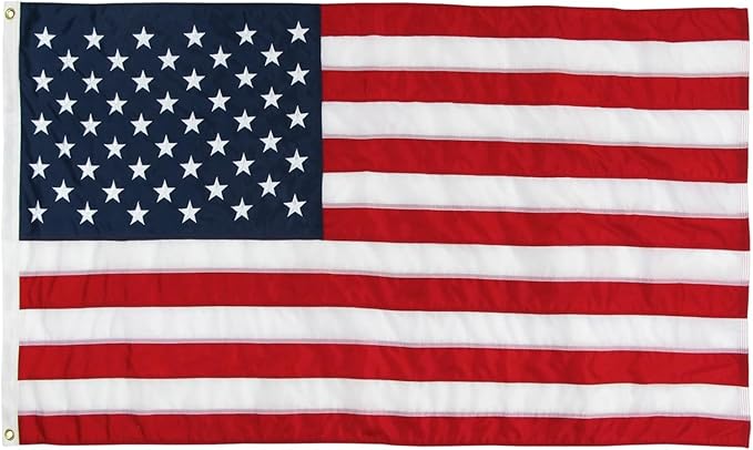 American Flags for Outside 2x3 Ft; American Flags 2x3 Outdoor Heavy Duty. Durable 250D Polyester US flags with Premium Embroidered Stars, Sewn Stripes, Brass Grommets, and Vibrant Colors.