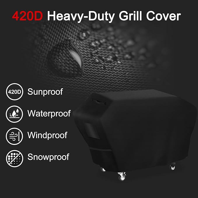 Outdoor Waterproof Grill Cover, Griddle Cover for Blackstone 30" Culinary Omnivore Griddle Model 1901 1934 2092 2163, for Propane Griddle/BBQ Grill Cover