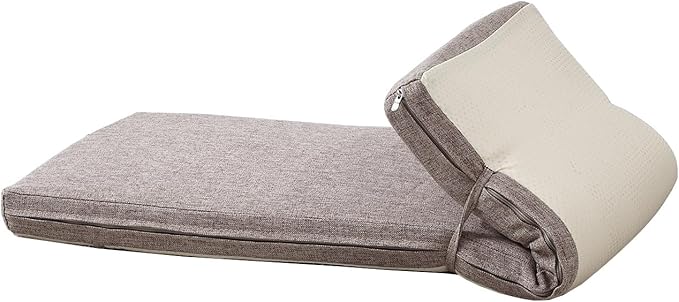 48 x 14 Inch Piano Bench Cushions for Indoor Furniture with Ties Non Slip Kitchen Dining Room Bench seat Cushion for Shoe Storage Ottoman Window Settee Pad, Khaki