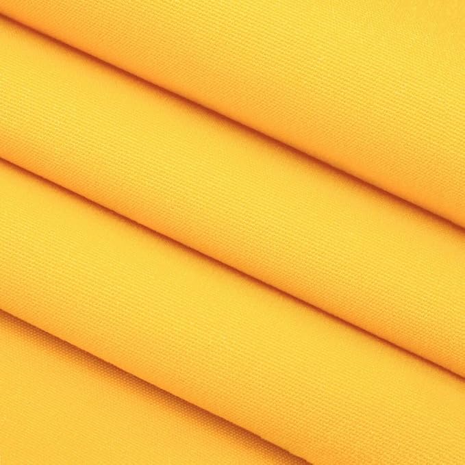 RSH DECOR: Sunbrella Square Throw Pillows Set of 2 | 17" x 17" | Water and Fade-Resistant Performance Fabric | Outdoor Pillow Covers with Down-Alternative Inserts | Canvas Sunflower Yellow